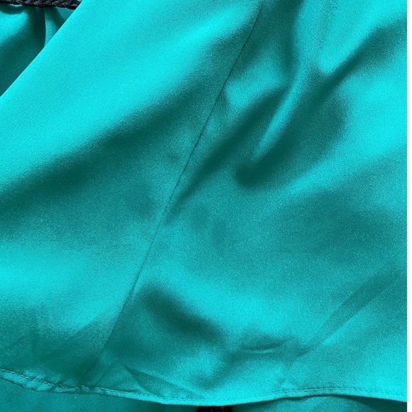 Green One Shoulder Dress - Picture 8 of 8